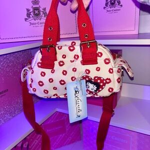 🎀Betty Boop Red and Cream Mini Bag💋